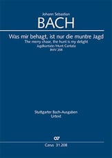 Was mir behagt, ist nur die muntre Jagd SSATB Vocal Score cover